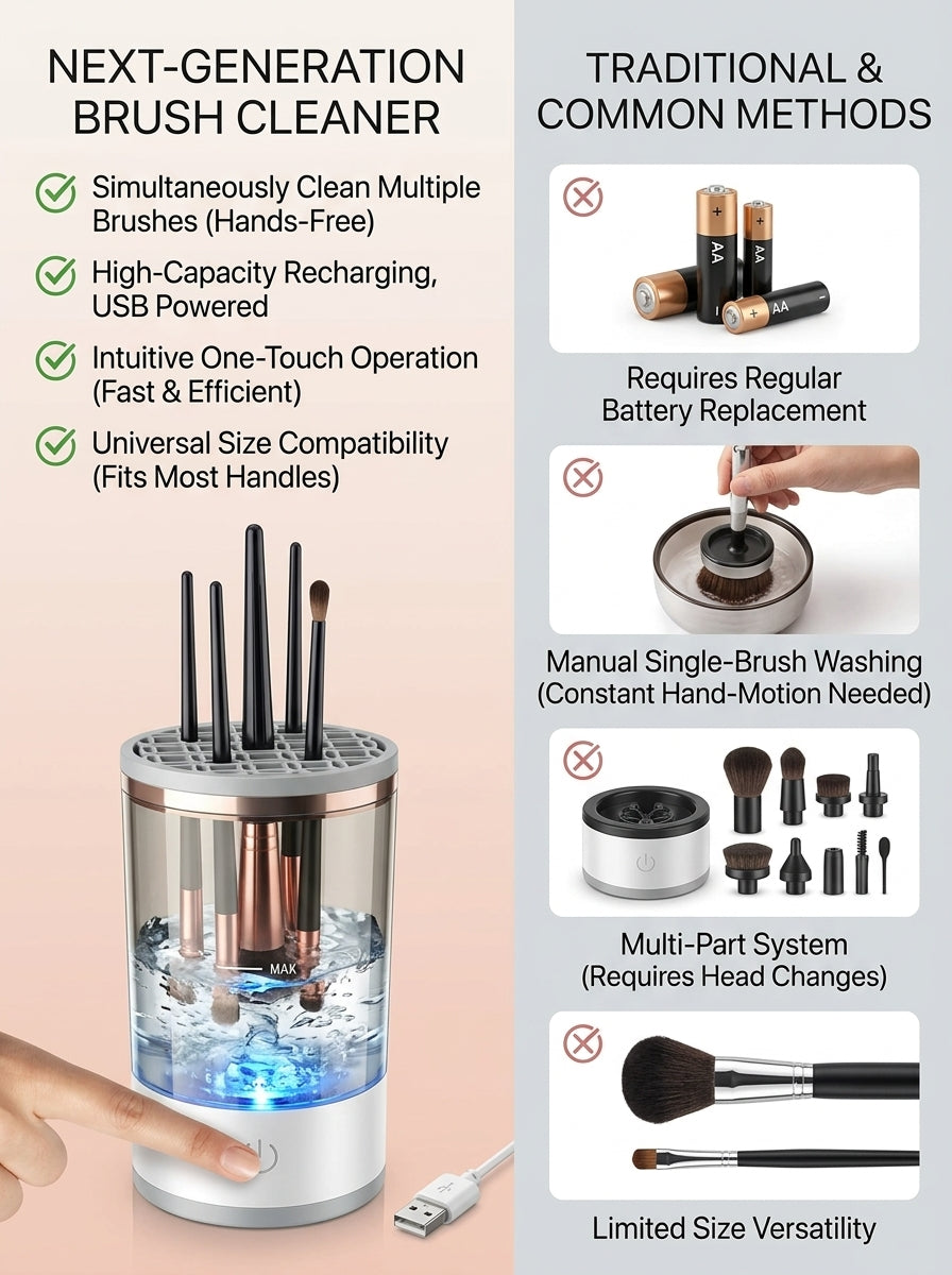 Electric Makeup Brush Cleaner