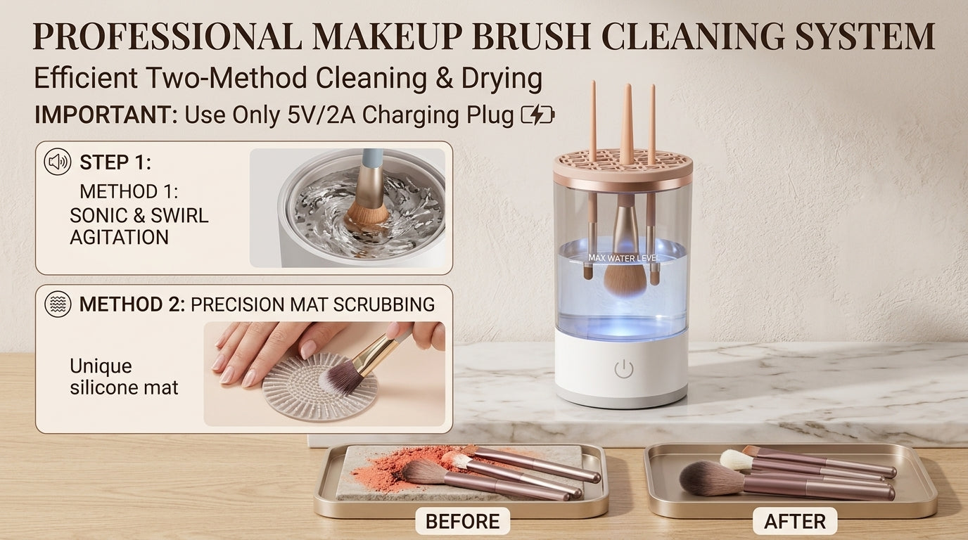 Electric Makeup Brush Cleaner